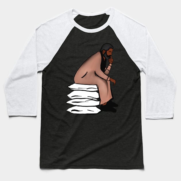 The storyteller Baseball T-Shirt by Afro Tales